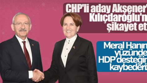 C­H­P­­d­e­n­ ­K­ı­l­ı­ç­d­a­r­o­ğ­l­u­­n­a­ ­A­k­ş­e­n­e­r­ ­ş­i­k­a­y­e­t­i­